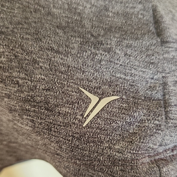 Old Navy Charcoal Gray Racerback Tank with Black Trim - Picture 3 of 4